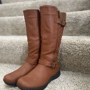 Brown boots